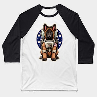 Belgian Malinois Astronaut puppy Baseball T-Shirt